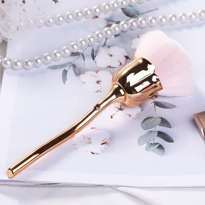 OEM support 2020 hot selling  rose nail polish brush for cleaning Nail Brush nail dust brush