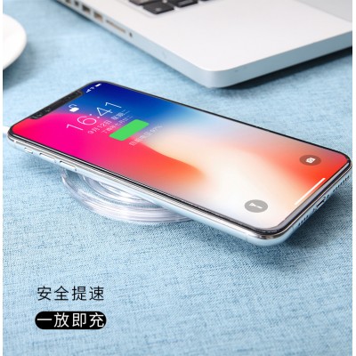 wireless charger ultrathin metal for apple Android Samsung 10W smart phone quick charging custom Real time charging